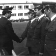Slavnostní nástup říjen 1985 - povýšeni:  Torda, Dostal, Jesenaj