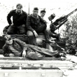 Stra�ice 1992 – 1993, 2 tankov� prapor, 5 tankov� rota